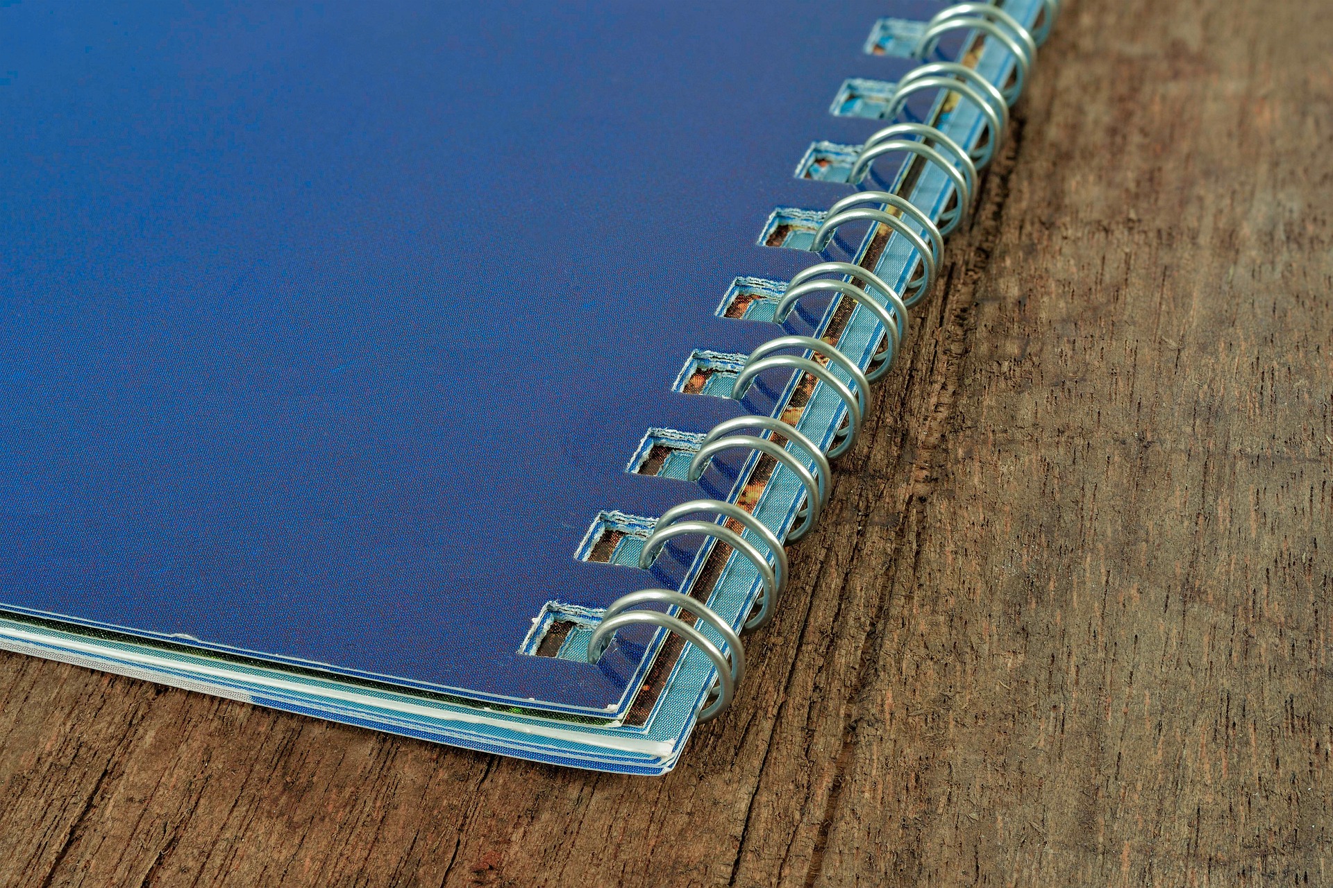 Microphone on wooden floor